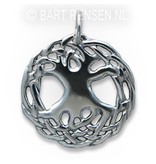Keltische Levensboom hanger - echt zilver
