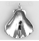 Saint Jacob's shell  pendant - sterling silver