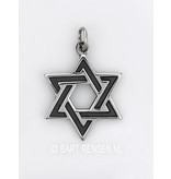 Hexagram pendant - sterling silver