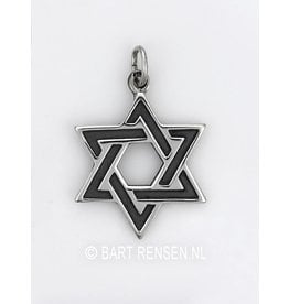 Hexagram pendant - silver