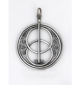 Vesica Pisces hanger - zilver