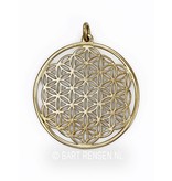 Flower of Life pendant - 14ct gold