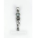 Goddess Pendant - sterling silver