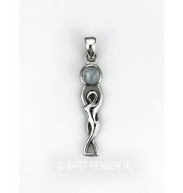 Goddess Pendant - silver