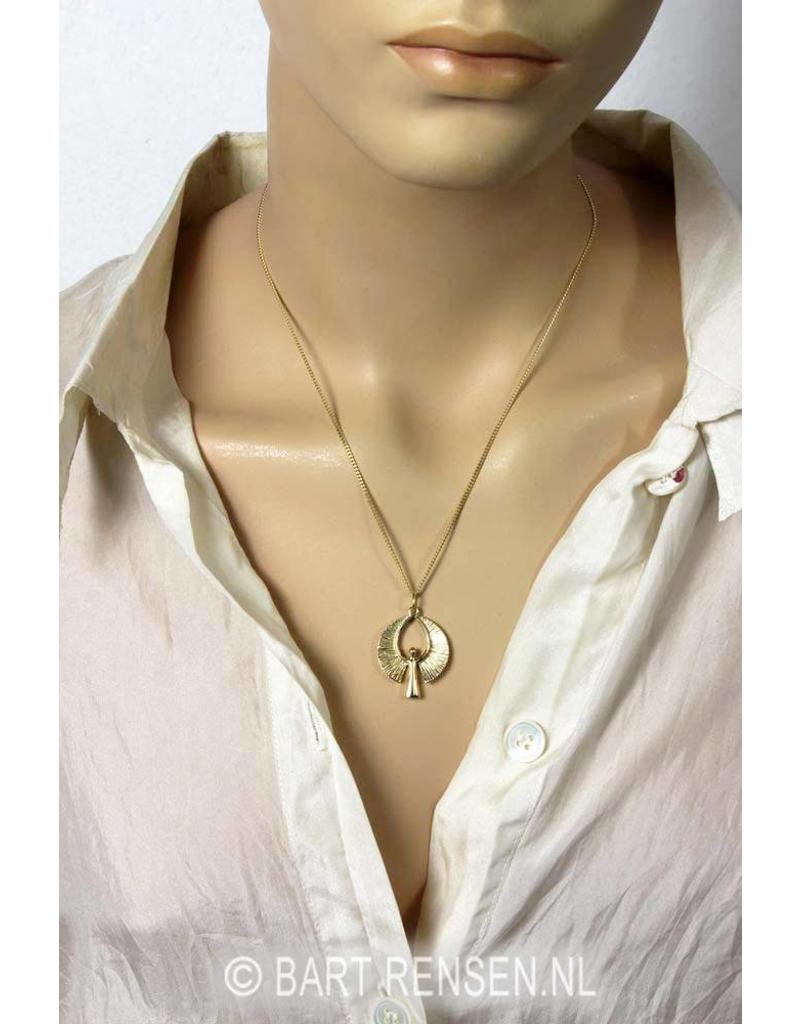 Angel pendant - 14 crt gold