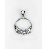 Claddagh pendant - sterling silver