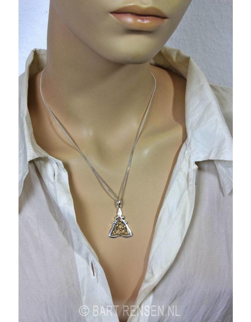 Celtic Goddess Pendant - sterling silver