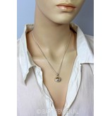 Pentagram Ball pendant - sterling silver