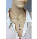 Moon Pendant - sterling silver