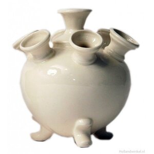 Tulpenvaas Delft wit klein