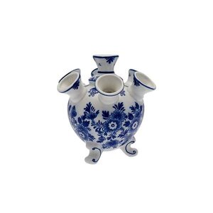 Tulpenvaas blauw bloem klein