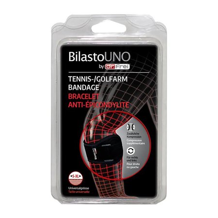 BilastoUNO Bracelet anti-épicondylite en taille universelle S-XL