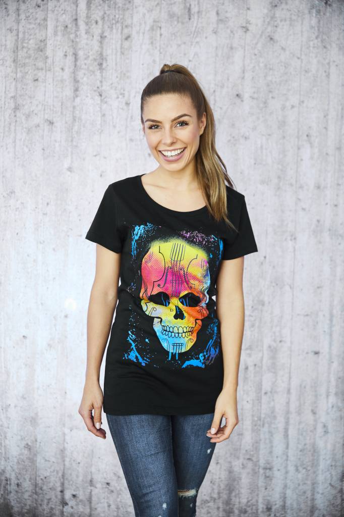Damen Unlimited Shirt Skull
