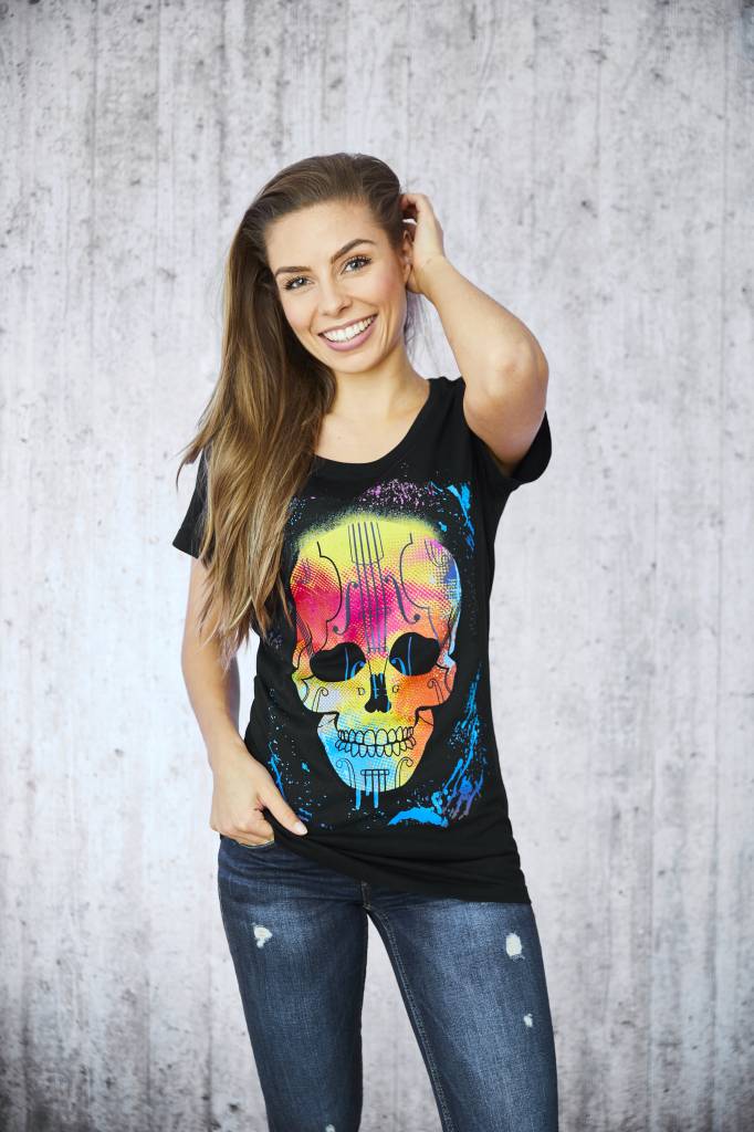 Damen Unlimited Shirt Skull