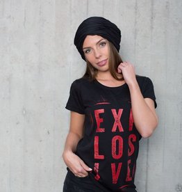Damen Shirt Explosive schwarz