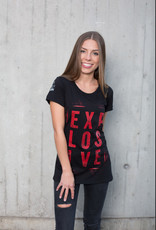 Girls shortsleeve Shirt Explosive black