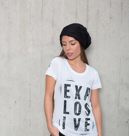 Girls shortsleeve Shirt Explosive white