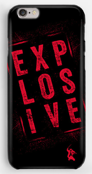 iPhone Hülle Explosive rot