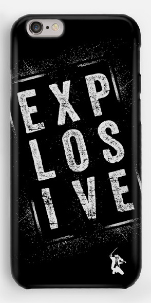 iPhone Hülle weiss Explosive