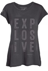 Mens shortsleeve Shirt Explosive grey