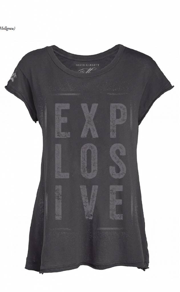 Herren Shirt Explosive grau