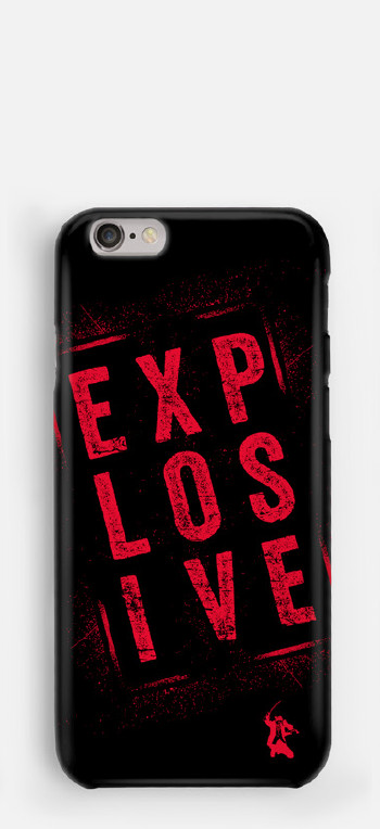 iPhone Hülle Explosive rot