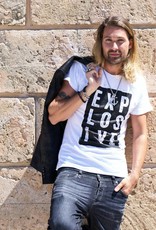 Herren Shirt Explosive weiss