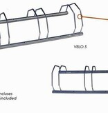 Double-sided bicycle rack Budget for 5 bikes
