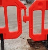 Construction barrier 'Gatebarrier' - orange - 1000 x 2000 mm