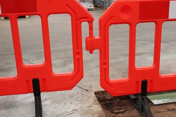 Werfhek 'Gatebarrier' - oranje - 1000 x 2000 mm