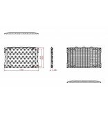 Loopbrug werf  - zonder leuning