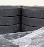 Round temporary base 25 kg from recycled PVC