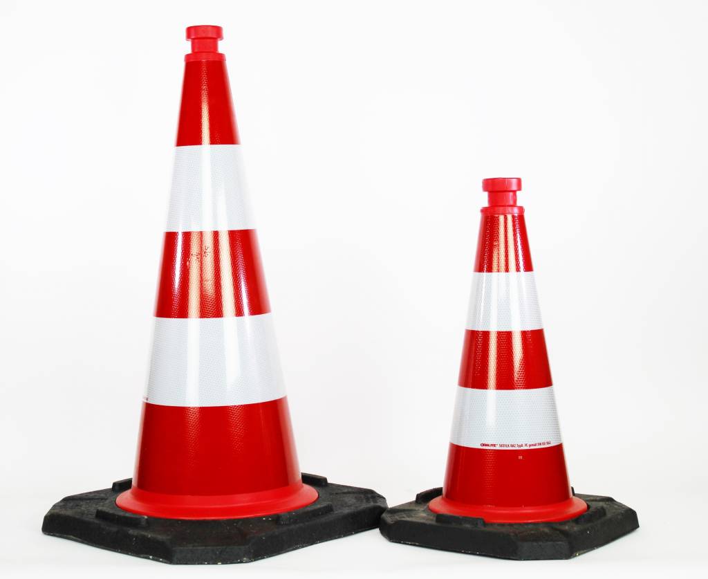 Traffic Cone  fully reflective - 50 cm