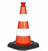 Verkeerskegel volledig reflecterend - 50 cm