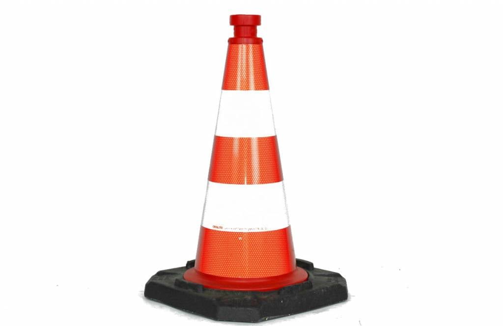 Traffic Cone  fully reflective - 50 cm