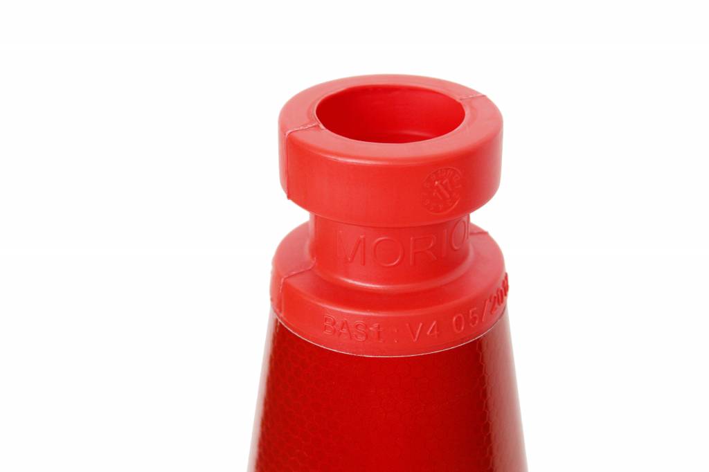 Traffic Cone 75 cm - full reflective with black base