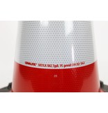 Traffic Cone 75 cm - full reflective with black base