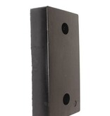 Rubber stootblok voor laadkades - 500 x 250 x 105 mm