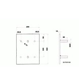 Butée de quai en caoutchouc -500 x 250 x 105 mm