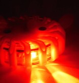 Orange hazard flare - magnetic and rechargeable