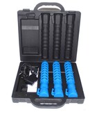 Coffret à 3 batons de police lumineux - rechargeable - orange ou bleu