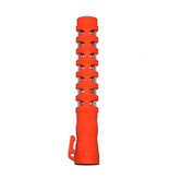 Case with 3 LED traffic batons - rechargeable - orange or blue