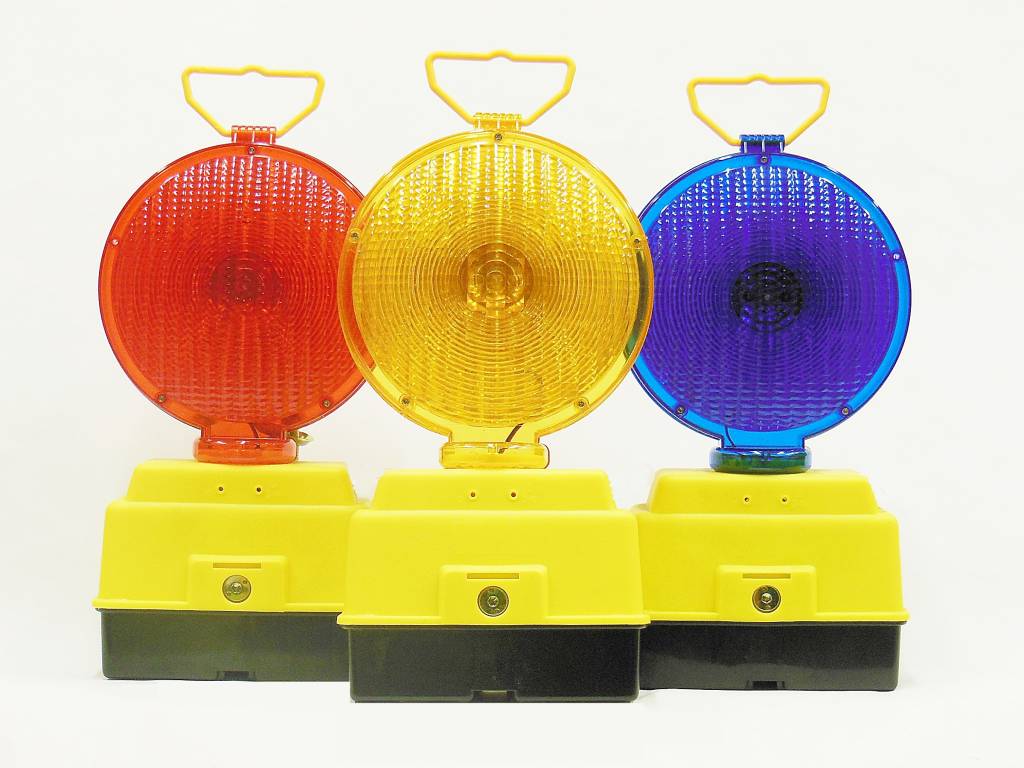 Road warning lamp STARFLASH 2000 - double sided - yellow