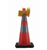 Warning lamp CONESTAR 1000 for cones - Yellow ( excl. battery )