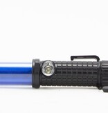 LED traffic baton - blue/red - rechargeable and multifunctional