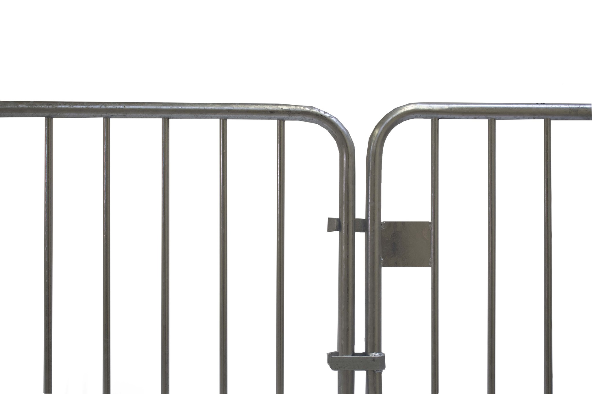 Crowd control barrier/Police barrier 14 bars - 200 x 110 cm