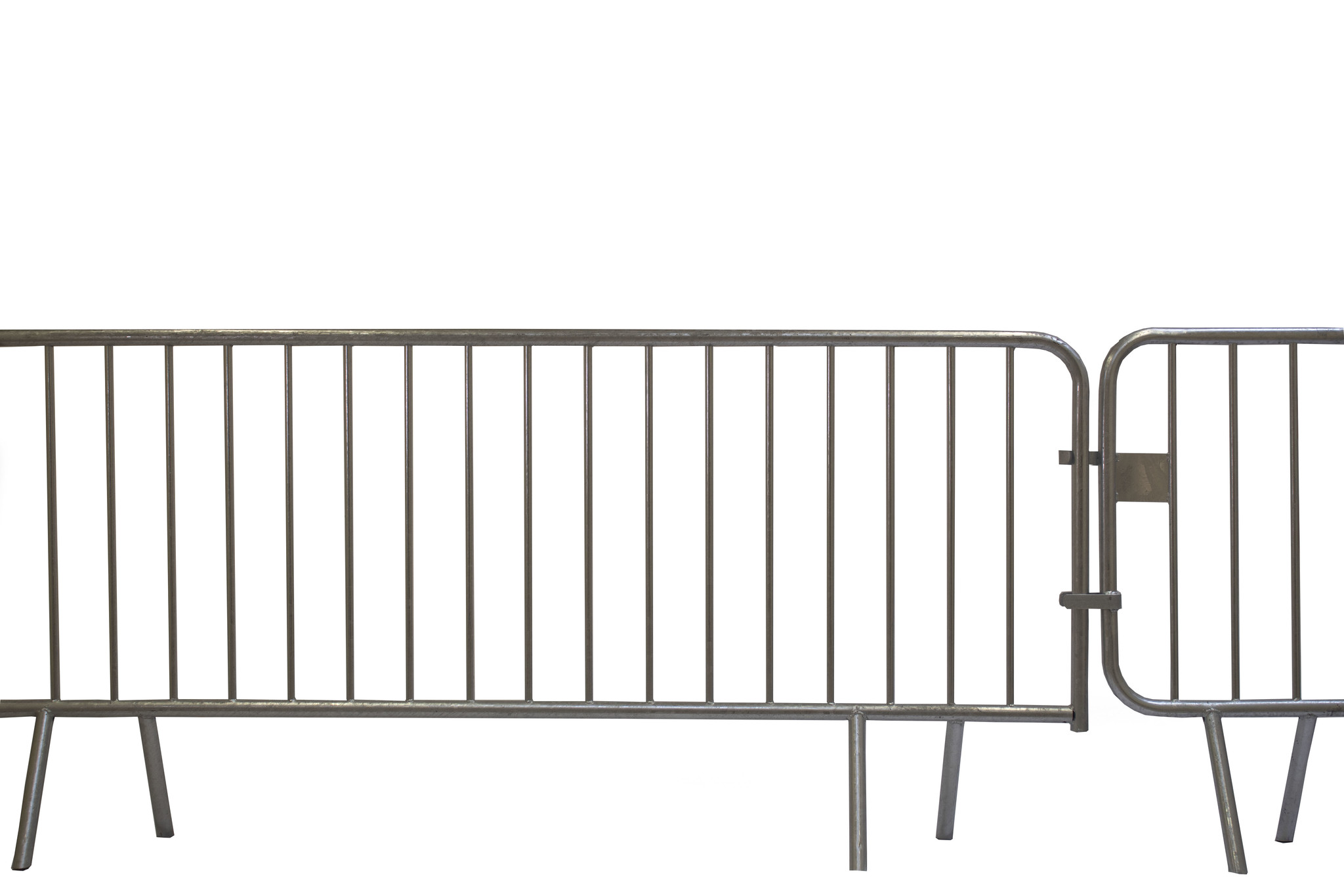 Crowd control barrier/Police barrier 14 bars - 200 x 110 cm