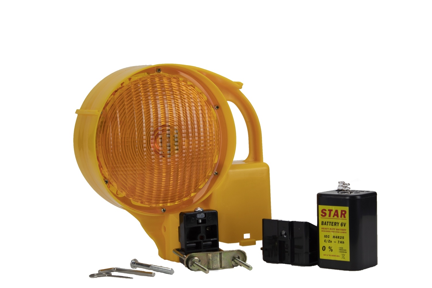 Lampe de chantier STAR 6000 - double face - jaune