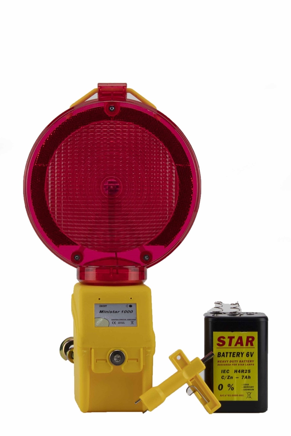 Werflamp MINISTAR 1000 - rood