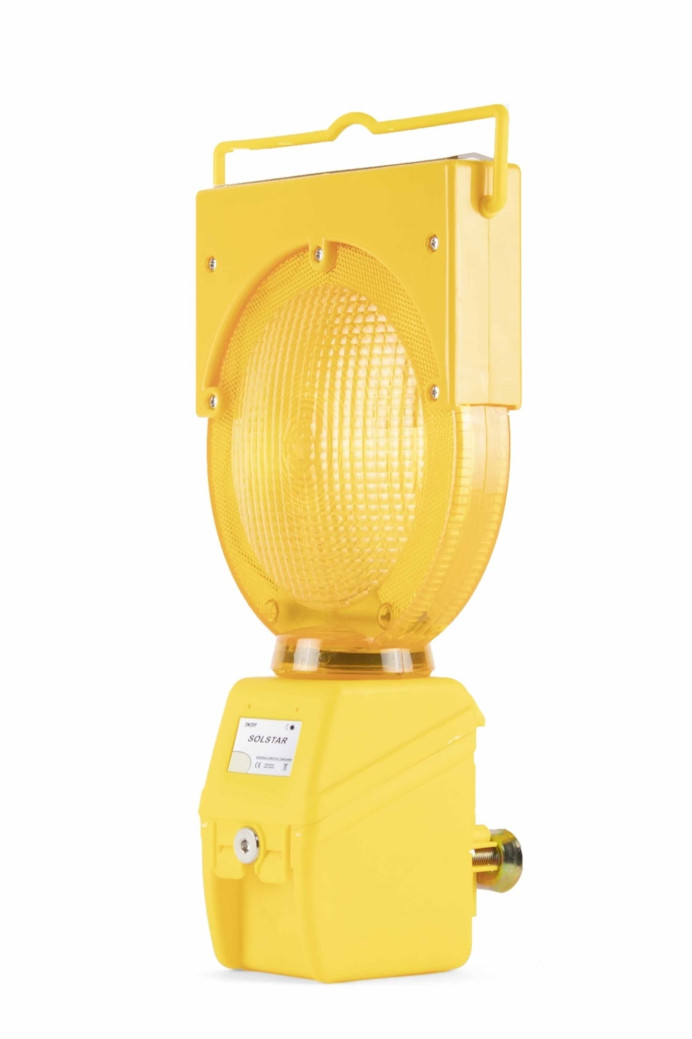 Rechargeable warning lamp SOLSTAR - yellow